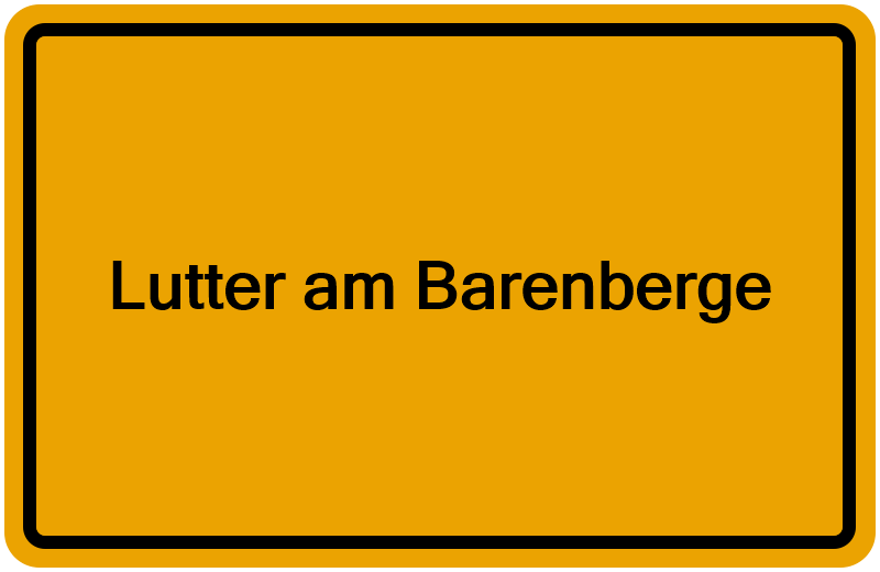 Handelsregisterauszug Lutter am Barenberge
